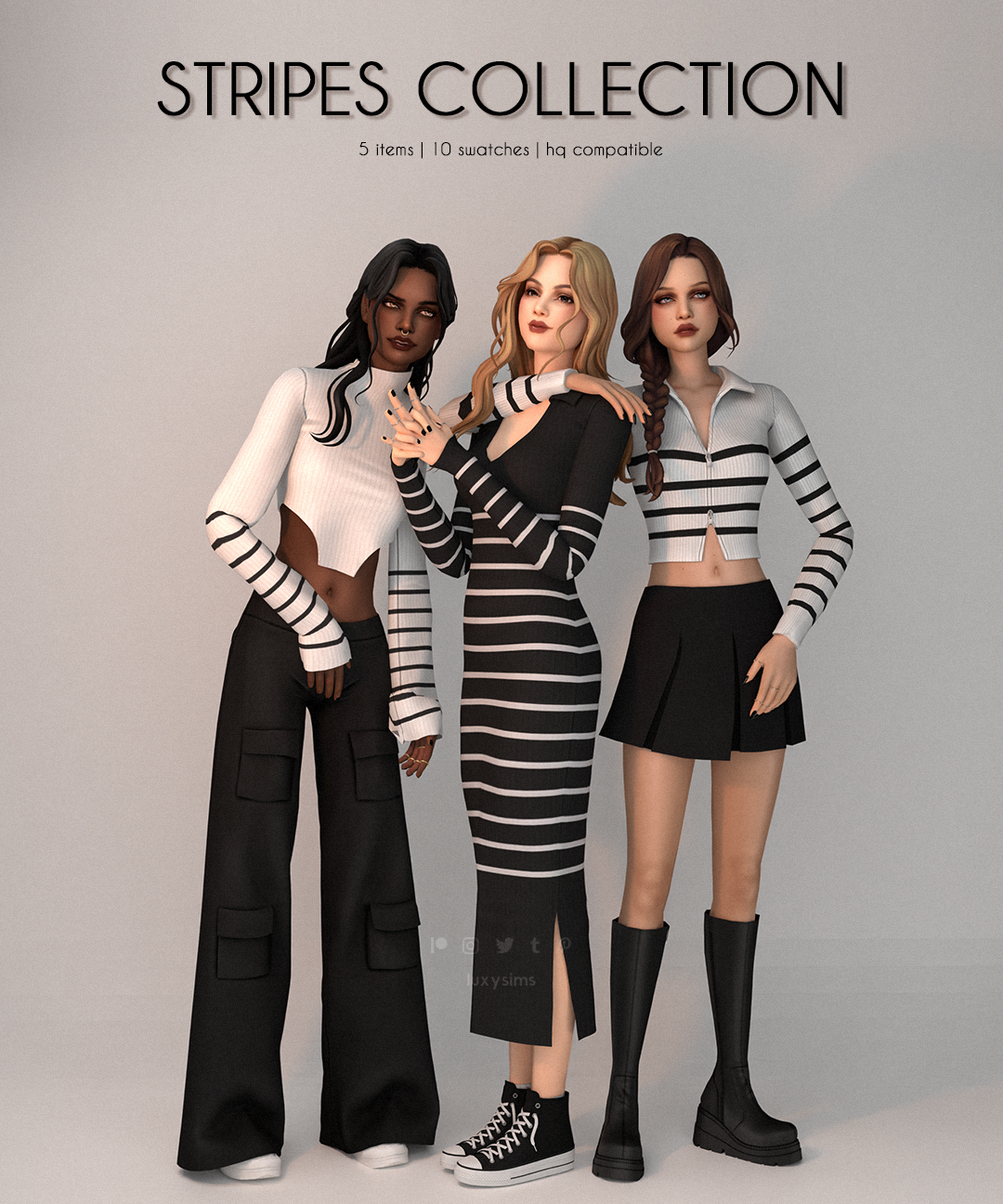 Скриншот мода Коллекция одежды Stripes Collection
